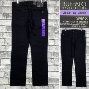 NWT Buffalo SAM-X 30 x 30 Slim Straight Jeans